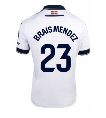 Real Sociedad Brais Mendez #23 Tredje trøje 2023-24 Kort ærmer